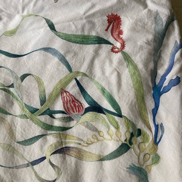 Pottery Barn IDS Fisher Coastal Duvet Cover/Full-Queen w/King Shams - Picture 5 of 8